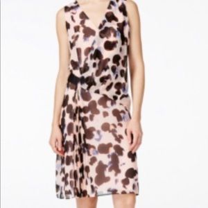 RACHEL Rachel Roy Pink Surplice Print Dress